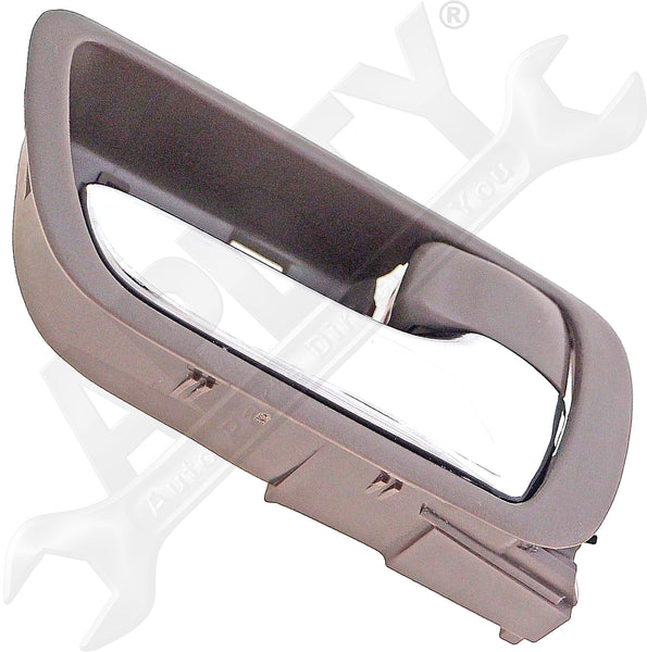 APDTY 135681 Interior Door Handle Front And Rear Right Chrome And Brown