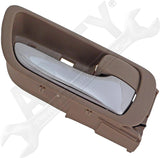 APDTY 135683 Interior Door Handle Front And Rear Right Chrome And Beige