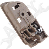 APDTY 135683 Interior Door Handle Front And Rear Right Chrome And Beige