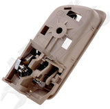 APDTY 135684 Interior Door Handle Front And Rear Left Chrome And Beige