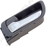 APDTY 135686 Interior Door Handle Front And Rear Left Chrome And Gray