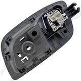 APDTY 135703 Interior Door Handle Rear Right Chrome Lever Black Housing