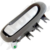 APDTY 135716 Interior Door Handle Rear Left Chrome Lever Gray Housing