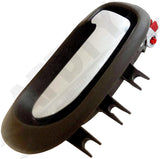 APDTY 135717 Interior Door Handle Rear Right Chrome Lever Gray Housing