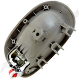 APDTY 135721 Interior Door Handle Rear Right Chrome Lever Light Gray Housing