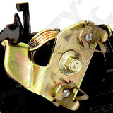 APDTY 135722 Interior Rear Left Cargo Door Handle; Smooth Black; Upgraded Metal