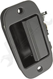 APDTY 135723 Interior Rear Right Cargo Door Handle; Smooth Black; Upgraded Metal