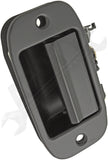 APDTY 135723 Interior Rear Right Cargo Door Handle; Smooth Black; Upgraded Metal