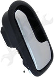 APDTY 135731 Interior Door Handle Front Or Rear Right Chrome Lever Black Housing
