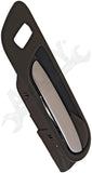 APDTY 135733 Interior Door Handle Front Right Chrome Lever Black Housing
