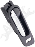 APDTY 135734 Interior Door Handle Front Left Chrome Lever Black Housing