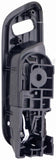 APDTY 135734 Interior Door Handle Front Left Chrome Lever Black Housing