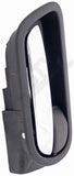 APDTY 135735 Interior Door Handle Rear Right Chrome Lever Black Housing