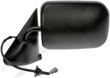 APDTY 135753 Driver Side Power Side View Mirror - Textured Black