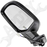 APDTY 135766 Power Side View Mirror Assembly; Left (Driver-Side)