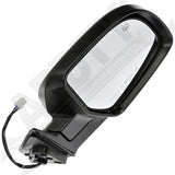 APDTY 135767 Side View Mirror Assembly Powe; Heated, w/o Signal; Right
