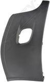 APDTY 135867 Bumper - End Cover, Right Hand With Fog Light Holes
