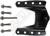 APDTY 135907 Rear Position Leaf Spring Bracket Kit