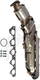 APDTY 136268 Manifold Converter - Carb Compliant - For Legal Sale In NY - CA
