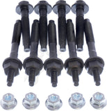 APDTY 136372 Cylinder Head Exhaust Manifold Stud Bolt & Nuts Set 4.7L, 5.7L HEMI