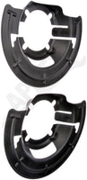 APDTY 136553 Brake Dust Shield Set; Front Left & Right