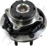 APDTY 136929 Front 4WD Wheel Bearing and Hub Assembly with ABS Wire Harness