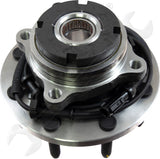 APDTY 136929 Front 4WD Wheel Bearing and Hub Assembly with ABS Wire Harness