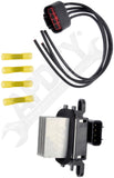 APDTY 136983 Blower Motor Speed Control Resistor Kit With Wiring Harness Pigtail