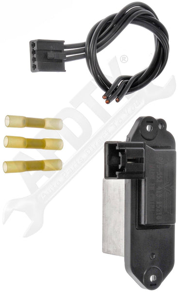 APDTY 136988 Blower Motor Speed Control Resistor Kit With Wiring Harness Pigtail