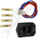 APDTY 136994 Blower Motor Speed Control Resistor Kit With Wiring Harness Pigtail