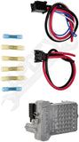 APDTY 137001 Blower Motor Speed Control Resistor Kit With Wiring Harness Pigtail