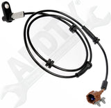 APDTY 137318 ABS Anti-Lock Braking System Wheel Speed Sensor w/Wire (Rear Left)