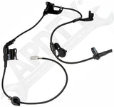 APDTY 137341 Rear Left ABS Wheel Speed Sensor w/ Harness Fits 06-08 Toyota RAV4