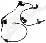 APDTY 137341 Rear Left ABS Wheel Speed Sensor w/ Harness Fits 06-08 Toyota RAV4