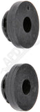 APDTY 137435 Radiator Rubber Mount Bushings (Upper)