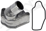 APDTY 137531 Engine Coolant Thermostat w/ Housing & Oring Gasket