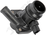 APDTY 137560 Thermostat, Coolant Temp Sensor, & Water Outler Housing 1.4L Engine