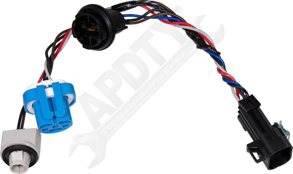 APDTY 138446 Front Lighting Wire Wiring Harness Connector (Match To Image)