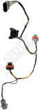 APDTY 138447 Headlight Socket And Connector Wire Harness Assembly