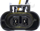 APDTY 138467 Headlight Head Lamp Connector Socket Wiring Wire Harness Assembly