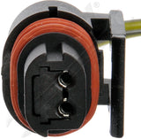APDTY 138468 License Plate Lamp Socket And Wire Wiring Harness Assembly