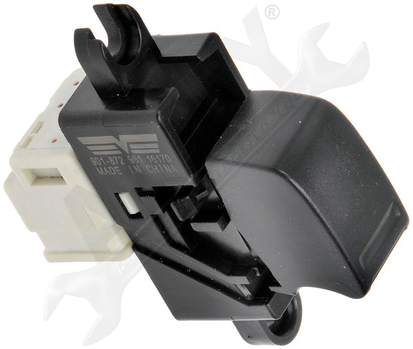 APDTY 138568 Power Window Switch - Rear Left and Right, 1 Button