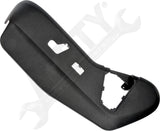 APDTY 138582 Power Seat Track Plastic Trim Cover (Driver-Side) Black