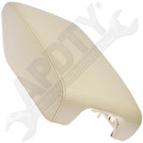 APDTY 138585 Center Console Lid Ivory Leather