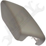 APDTY 138586 Center Console Lid Gray Leather Replaces 5892030021B0, 5892030120B0