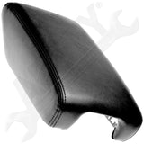APDTY 138587 Center Console Lid Black Leather