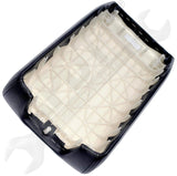 APDTY 138587 Center Console Lid Black Leather