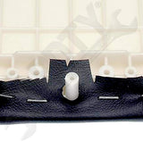 APDTY 138587 Center Console Lid Black Leather