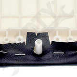 APDTY 138587 Center Console Lid Black Leather