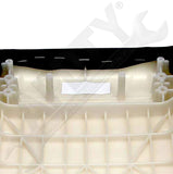 APDTY 138587 Center Console Lid Black Leather